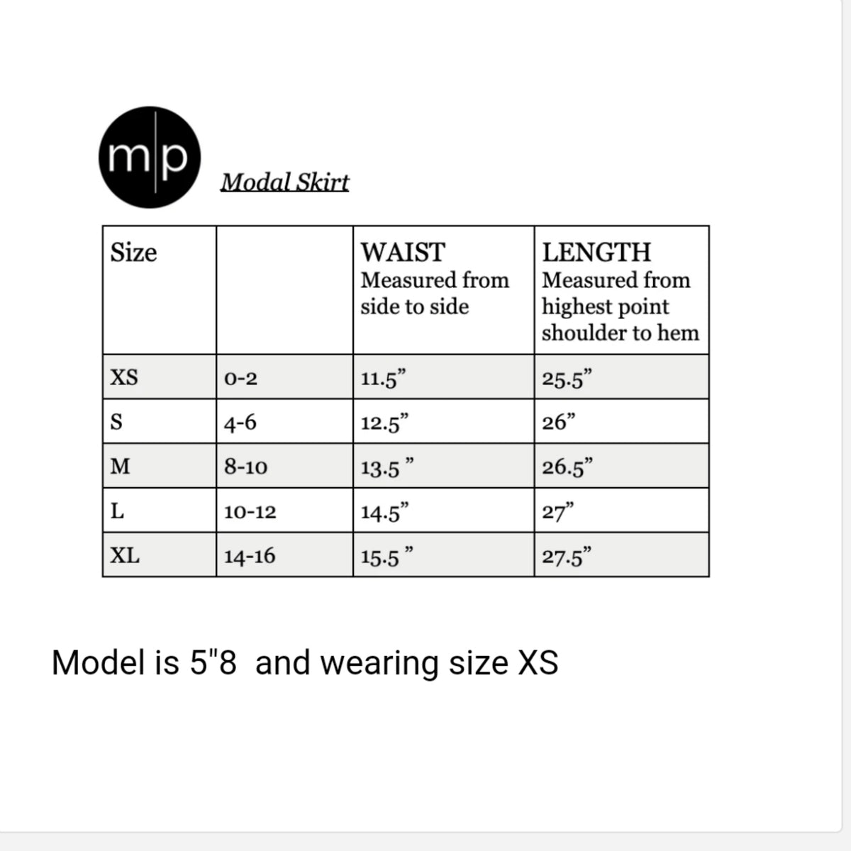 Modal Slim Pencil Skirt: Black