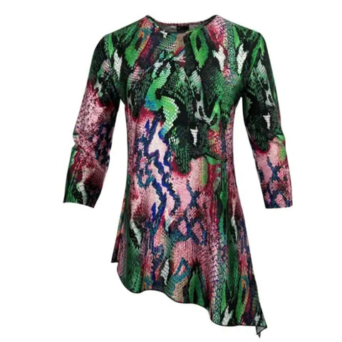 Sharon Swim Top: Crazy Snake