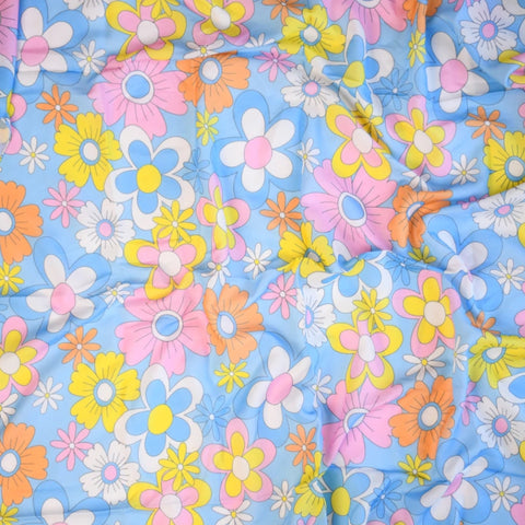 Multi Retro Daisy Tichel by Nicsessories