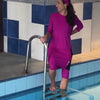 Magenta Purple 2 Piece Active/Swim Set Chanabana