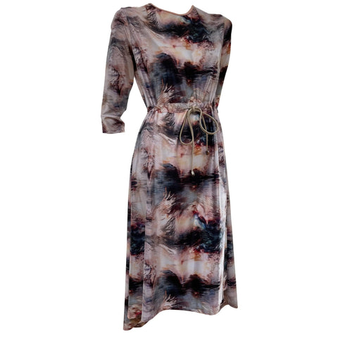 Hannah High Low Swim Dress: Ethereal