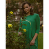 Erina Dress by Mikah: Emerald Green/Gold