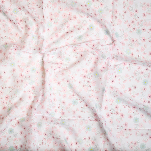 Pink Mini Floral Headscarf by Nicsessories