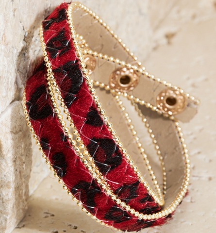 Leopard Wrap Bracelet (2 Colors) - The Mimi Boutique