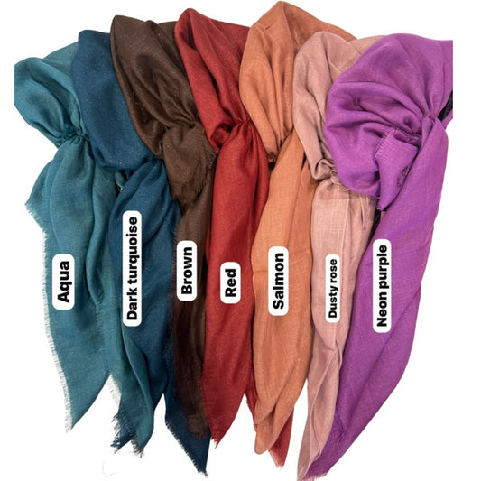 Solid Shimmer Headscarf Itsyounique
