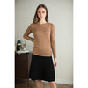 Brown Wide Ribbed Tee by Adina LV