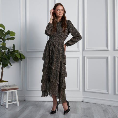 Charlotte Bronze Dress