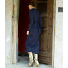 Elise Ribbed Maxi Navy Adina LV