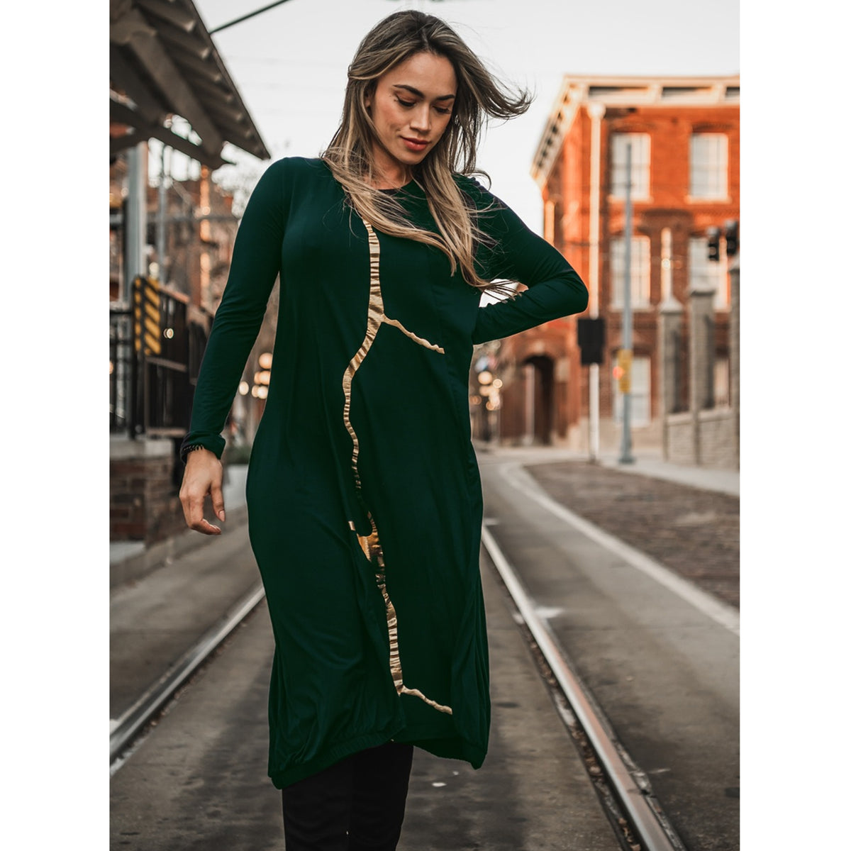 Nobu Dress Pine by Mikah
