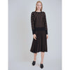 Black/Camel Drop Shoulder Shimmer Stitch Sweater Set by Yal