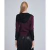 Splatter Hoodie Burgundy Yal Sweater