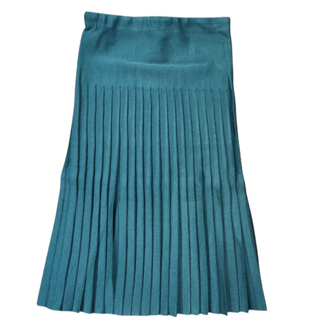 Small Pleated Green Forever Skirt 27"