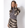 Maya Mixed Animal Print Dress