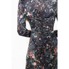 Corset Black Floral Midi Maxi Dress