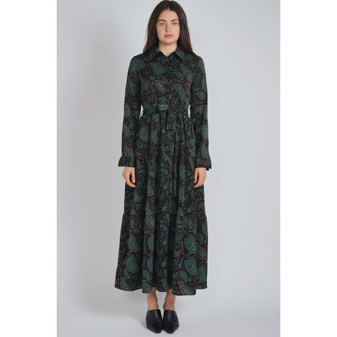 Green Print Dress by Yal