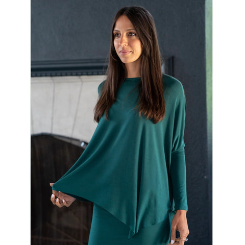 Eden Top Solid Jersey Evergreen