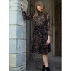 Velvet Burnout Tiered Dress by Adina LV