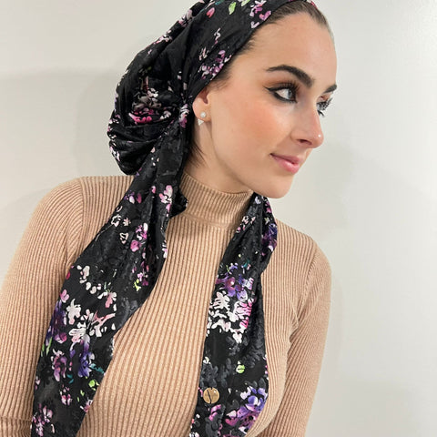 Leilani Velvet Pretied Scarf by Valeri