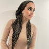 Leopard Velvet Pretied Scarf by Valeri