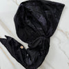 Rosa Black Velvet Pretied Scarf by Valeri