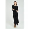 All Over Ruched Dress Black by MM