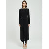 All Over Ruched Dress Black by MM