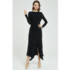 All Over Ruched Dress Black by MM