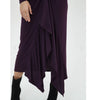 All Over Ruched Dress Plum by MM
