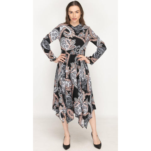 Paisley Handkerchief Dress