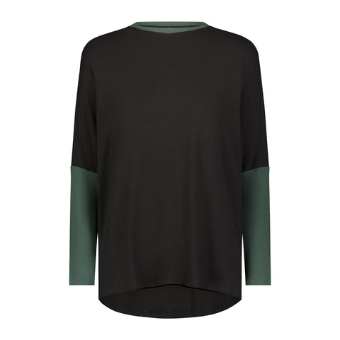 V Dolman Tee Green/Black by Ava Lea