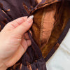 Rosa Chocolate Velvet Pretied Scarf by Valeri