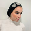 Crystal Clear Heart Beret by Valeri