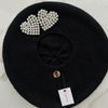 Crystal Clear Heart Beret by Valeri