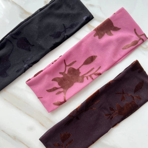 Rosa Velvet Standard Headband by Valeri