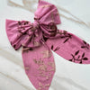 Rosa Velvet Bow Mauve
