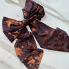 Rosa Velvet Bow Brown