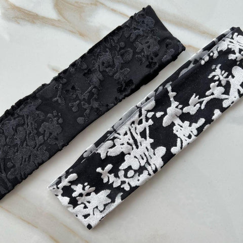 Leilani Velvet Skinny Headband by Valeri