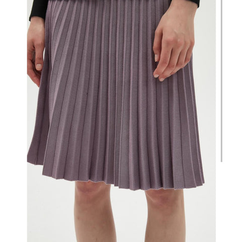 Pleated Skirt Dusty Lavendar by Mia Mod