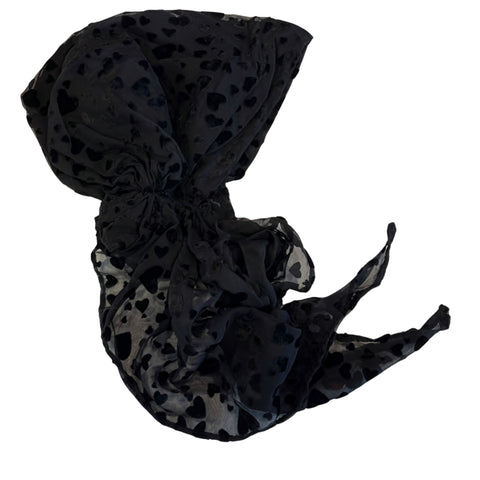 Heart Velvet Pretied Scarf by Valeri