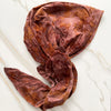 Sophia Suede Burnout Pretied Scarf by Valeri