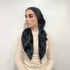 Sophia Suede Burnout Pretied Scarf by Valeri