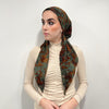 Sophia Suede Burnout Pretied Scarf by Valeri