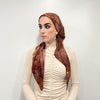 Sophia Suede Burnout Pretied Scarf by Valeri