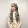 Sophia Suede Burnout Pretied Scarf by Valeri