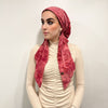 Sophia Suede Burnout Pretied Scarf by Valeri