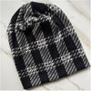 Houndstooth Cashmere Beanie by Valeri