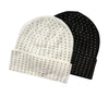 Metallic Stud Sport Cuff Beanie by Nicsessories