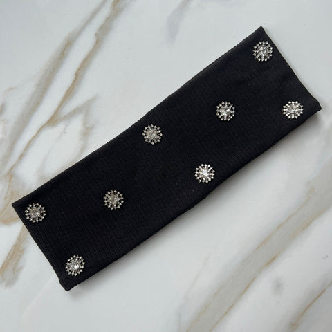 Athena Black Headband by Valeri