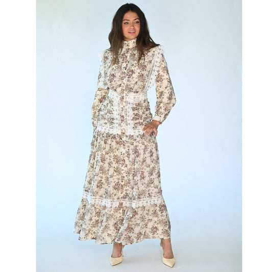Vintage Floral Dress