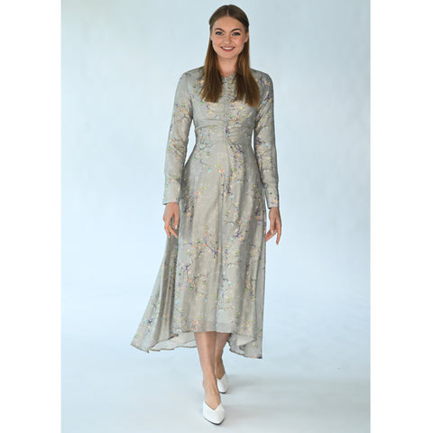 Tatum - Elegant Printed Long Party Dress main image 1